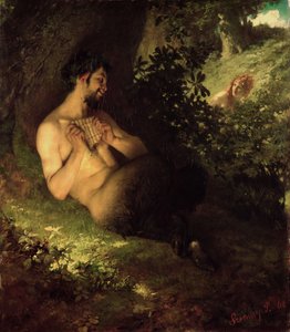 Faun und Nymphe, 1868